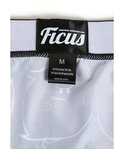 FICUS/フィークス OBAKE メンズ ボクサーパンツ アンダーウェア 下着 前閉じ ツルツル ホラー かわいい おしゃれ 彼氏 夫 息子 プレゼント 通販(OBAKE)【メール便】 cts
